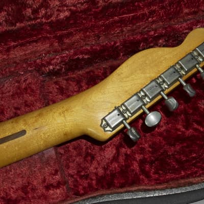 Fender Telecaster 1954, Blond, Black Pick Guard, GORGEOUS Finish, Grainy Ash Body & BENDS NOTES image 8