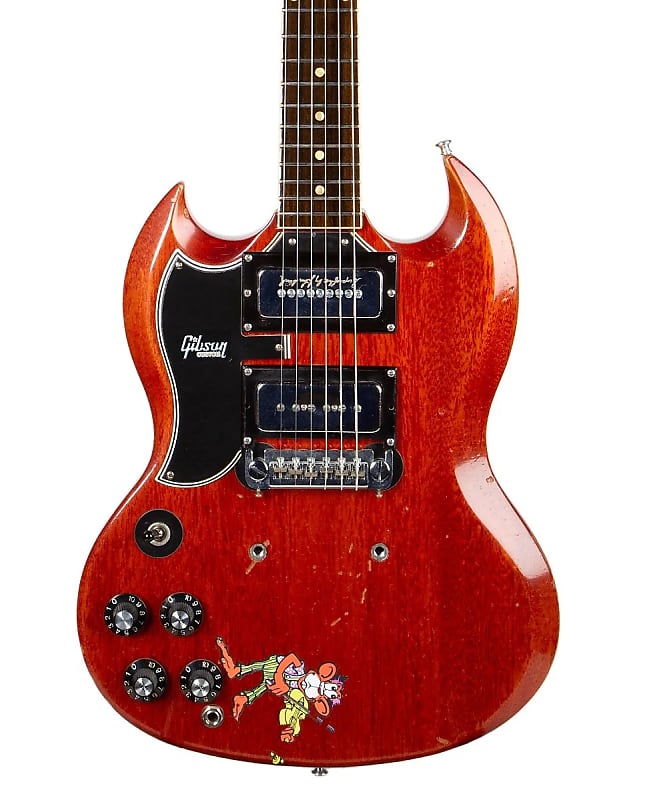 Gibson Custom Shop Tony Iommi Signature "Monkey" '64 SG Special Left-Handed (Aged, Signed) Cherry 2020 image 2