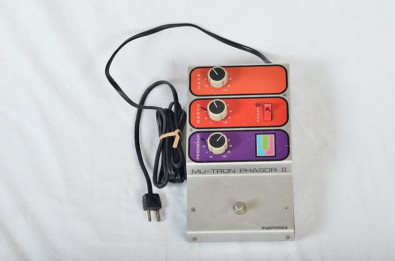 【Mu-Tron Phasor II ビンテージ 1970年代 動作確認済み】 Mu-Tron (Musitronics) Vintage Phasor - YouTube