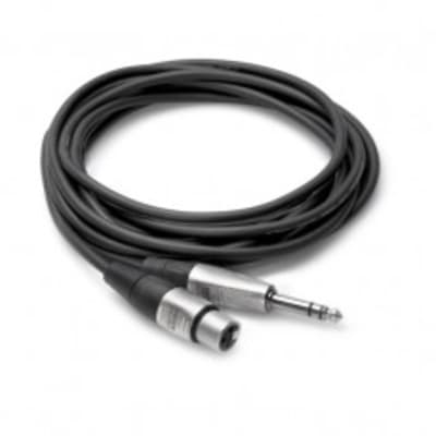Hosa HXS-020 Pro Balanced Interconnect, REAN XLR3F to 1/4 in TRS, 20 ft image 1