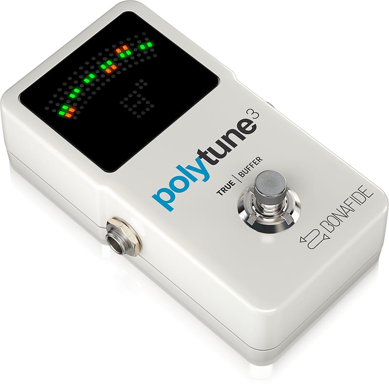 TC Electronic POLYTUNE 3 Ultra-Compact Polyphonic Tuner with Multiple Tuning Modes and Built-In BONAFIDE BUFFER image 1