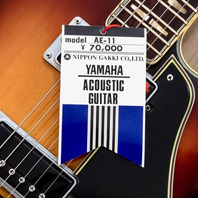 1960s Yamaha AE-11 Vintage Archtop 175-Style Electric Guitar