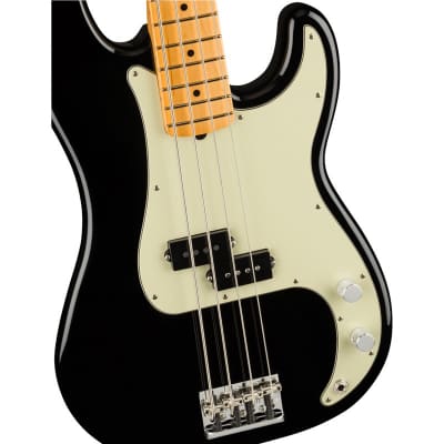 Fender American Professional II Precision Bass, Maple Fingerboard, Black image 4