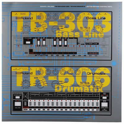 Serato Roland TB-303 Bassline & TR-606 Drumatix 12" Control Vinyl Records (pair)