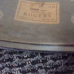 Rogers Tower Snare 1967 Champagne Sparkle 14" x 5" image 2