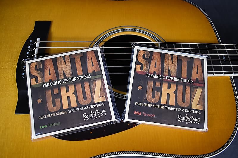 Santa Cruz Parabolic Tension Acoustic Guitar Strings Low Tension Standard Low Tension FREE SHIP