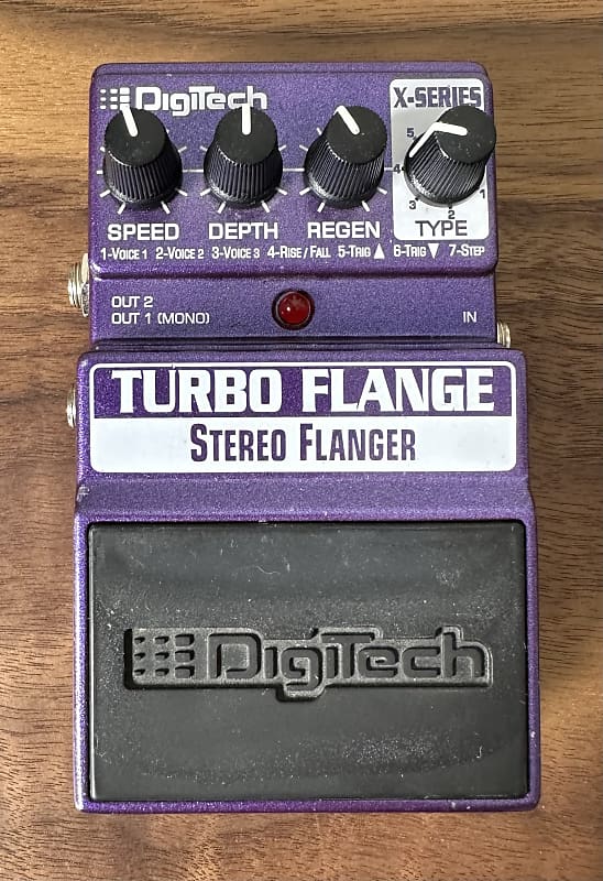 DigiTech Turbo Flange Stereo Flanger 2000s - Purple Sparkle | Reverb