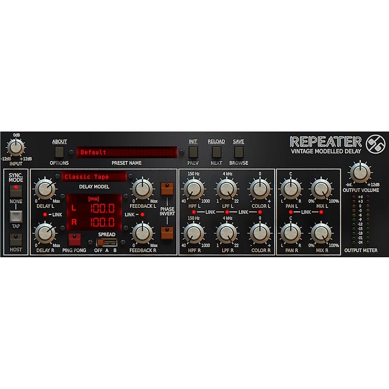 Slate Digital Repeater Delay Plugin Reverb