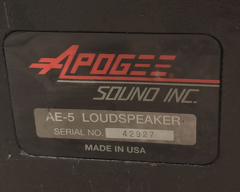 APOGEE Sound AE-5 Speaker Set (2) | Reverb