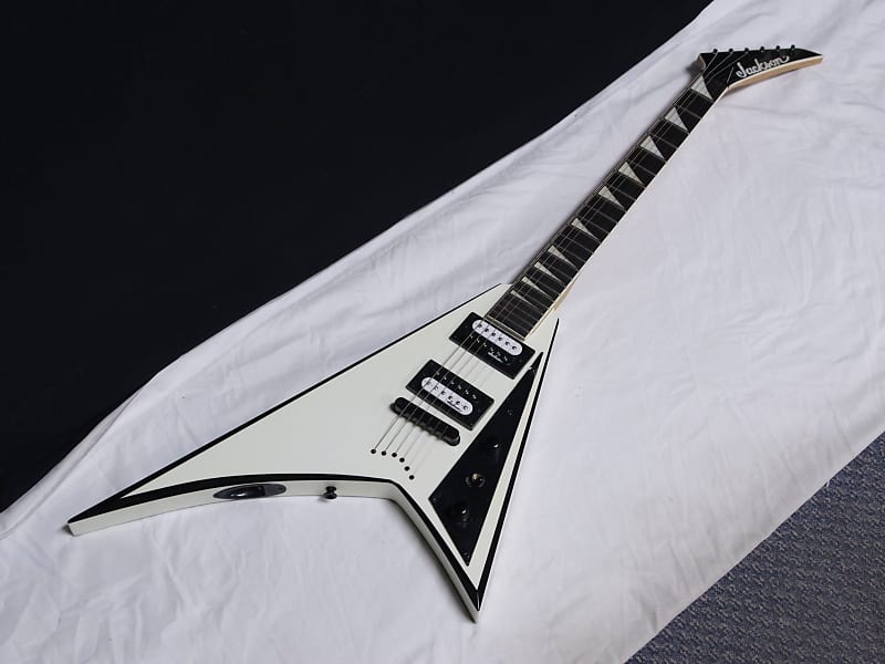 Jackson JS32T RR Randy Rhoads white V electric guitar Used 2015 image 1