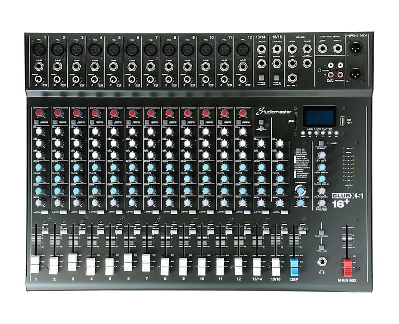 Studiomaster ClubXS16+ Compact Analog Mixer w/ Bluetooth & DSP Effects image 1