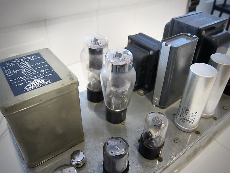 Western Electric Tube Mono Power Amp (2) 6L6's Circa-1950s-Chrome Chassis