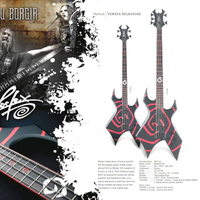B.C. Rich Vortex Signature 5 2009 ICS Vortex (Dimmu Borgir
