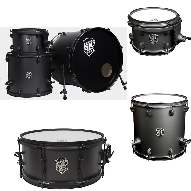 SJC Custom Drums Pathfinder Series 6-piece Shell Pack - Galaxy Grey