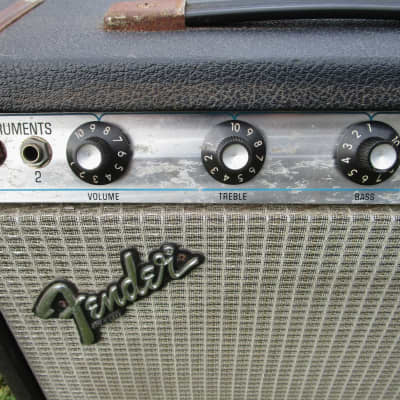 Fender Champ  Amp, 1979, Silverface, Utah Speaker, Fender Tubes, Totally Original image 7