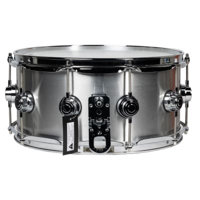 Drum Workshop 6.5x14" Rolled Aluminum Snare Drum with Chrome Hardware image 5