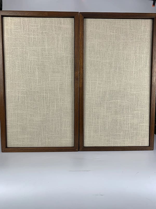 PAIR OF CLOTH GRILLS - ACOUSTIC RESEARCH AR 2AX - 99% LIKE ORIGINAL - 100% FIT NICELY  			