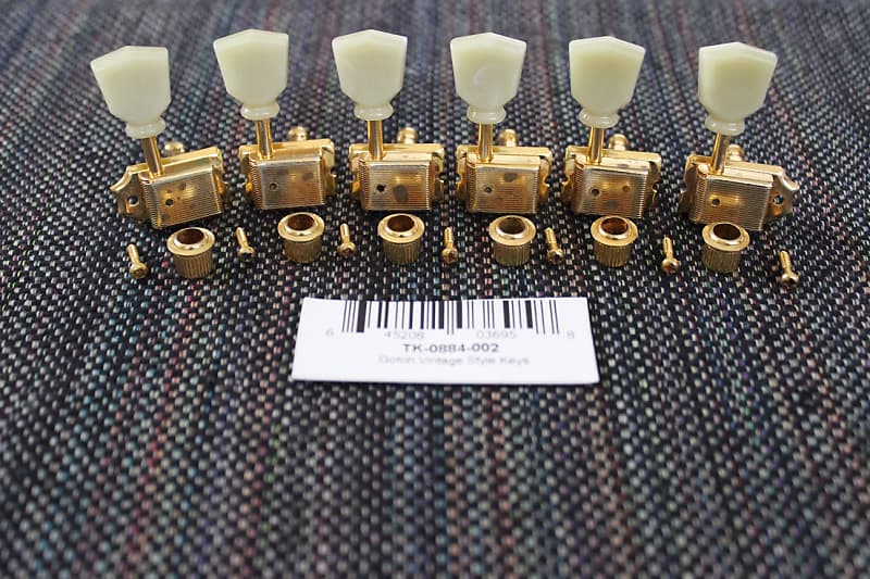Gotoh Gold RELIC Keystone 6 Inline Tuners Strat/Tele