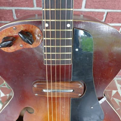 Kay K150 Acoustic Electric Archtop - 1951 Blues Guitar - Thin Twin Pickup image 4