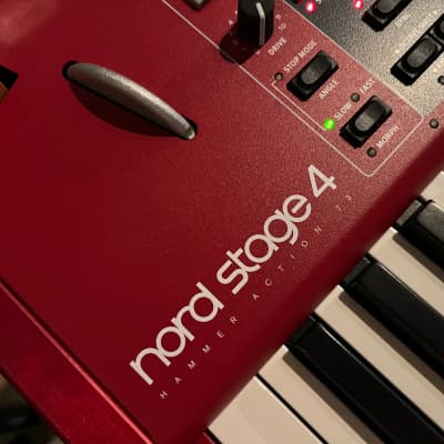 Nord Stage 4 HA73 Hammer Action 73-Key Digital Piano 2023 - Present - Red image 2