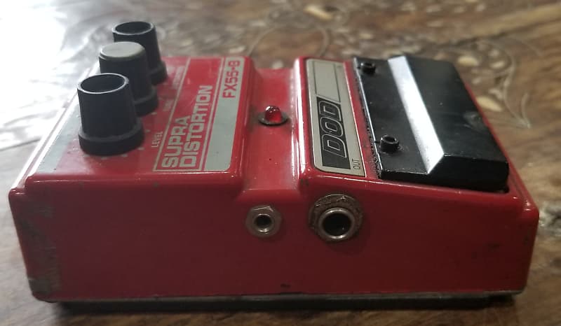 DOD Supra Distortion FX55-B Red 1990s | Reverb Canada