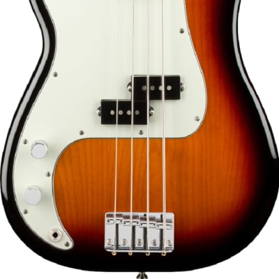 Fender Player Precision Left-Handed Bass Pau Ferro FB, 3-Color Sunburst image 1