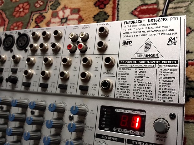 Behringer Eurorack UB1622FX-PRO | Reverb