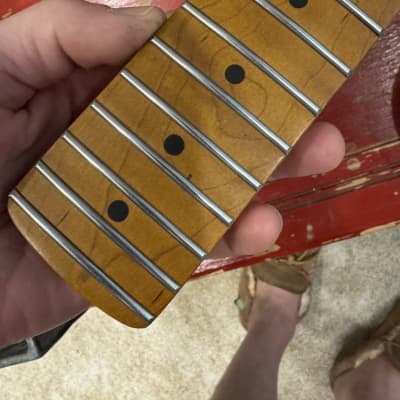 Real Life Relics Nitro Curly Flame Maple Roasted Stratocaster® Style Neck Rosewood 22 Fret image 10
