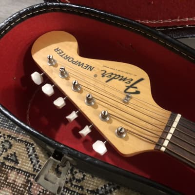 Vintage Fender Newporter 1967 1968 Mahogany Unplayed Original Bulwin Case image 8