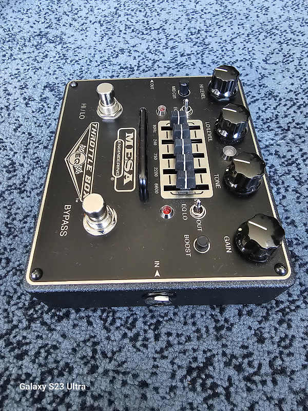 Mesa Boogie Throttle Box EQ Overdrive Pedal 2010s - Black | Reverb