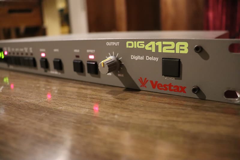 Rare Vestax DIG 412B 80's digital delay with MIDI image 1