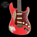 Mint Fender Custom Shop Limited Edition Roasted 60 Strat Super Heavy Relic Aged Fiesta Red w/case