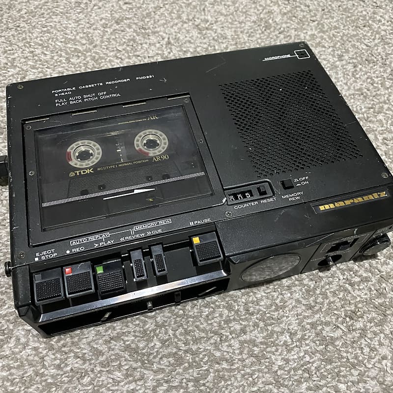 Marantz PMD221 Professional Portable Mono 3 Head Cassette Reverb UK