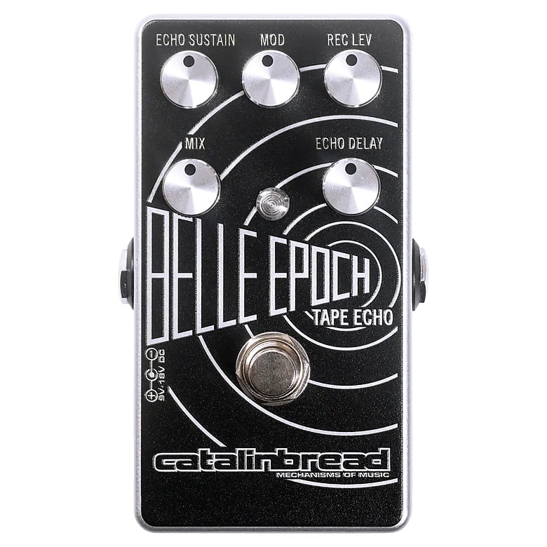 New Catalinbread Belle Epoch (Black and Silver) Delay Guitar Effects Pedal image 1