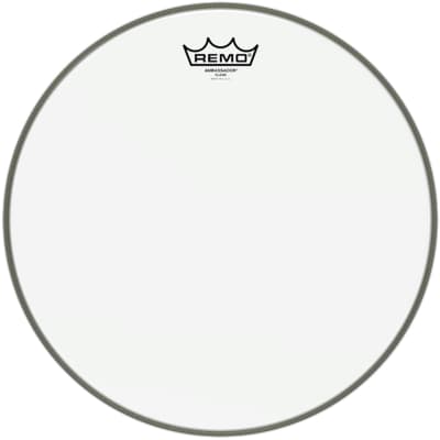 Remo BA-0312-00 Ambassador Drum Head Skin 12 Inch Clear image 1