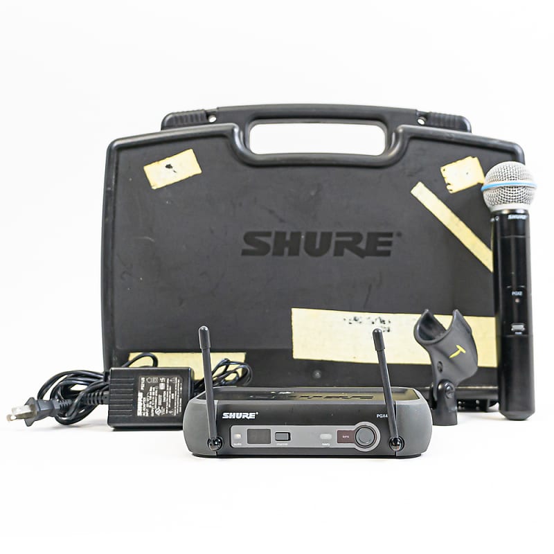 SHURE シュアー マイクセットPGX4 PGX2 Shure PGX4 JB 806-810 MHz - Microphone Receiver w/ Power