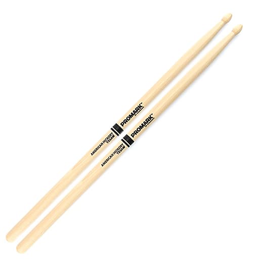 Pro-Mark TX5AW Hickory 5A Wood Tip Drum Sticks (PAIR) image 1