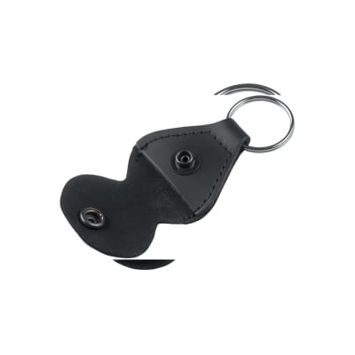 Gretsch Leather Pick Holder Keychain - Holds 2-5 Picks image 3