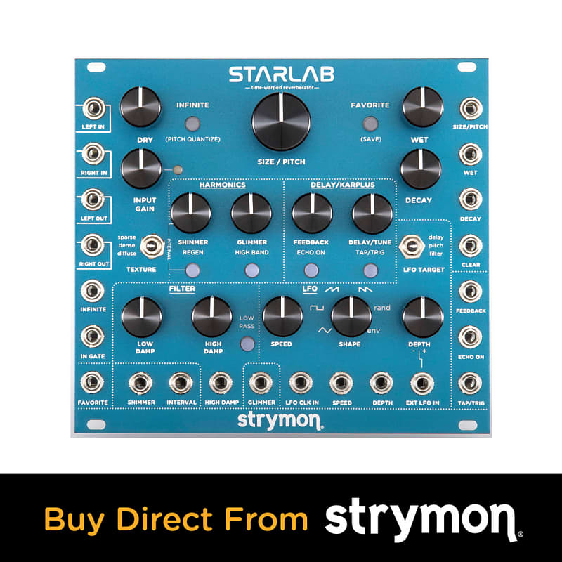 Strymon StarLab Eurorack Time-Warped Reverberator Module
