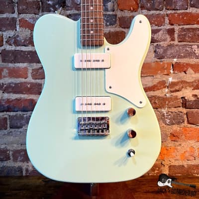 Squier Paranormal Telecaster Baritone Electric (2020s - Surf Green) for sale