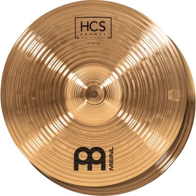 Meinl 13" HCS Bronze Hi-Hat Cymbals (Pair)