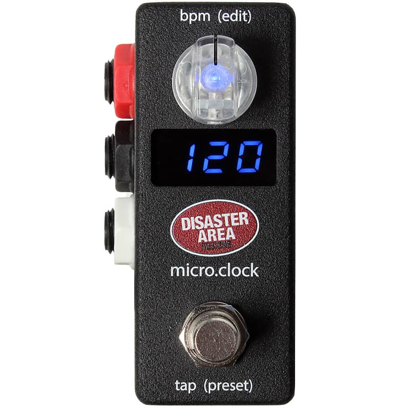 Disaster Area micro.clock Micro-Sized MIDI Tap Tempo and Clock Source Pedal image 1