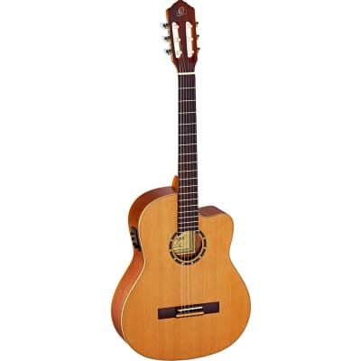 Ortega Guitars RCE131SN Family Series Pro Slim Neck AE w/ Bag, Natural - Open Box image 2