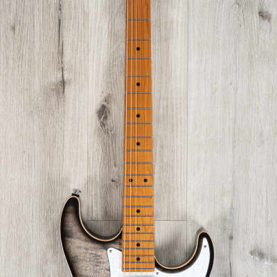 Suhr Standard Plus Guitar, Roasted Maple Fretboard, Trans Charcoal Burst image 4