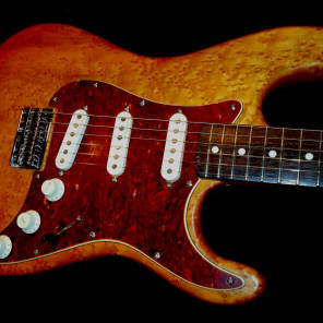 Eric Brown Super Strat 2003 Birds' Eye Maple. ALL HANDMADE. Trades welcome. Beautiful. image 8