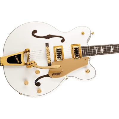 Gretsch G5422TG Electromatic Classic Hollow Body, Gold Hardware, Snow Crest White image 2