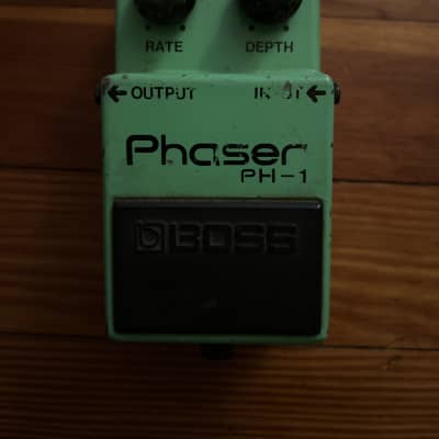 Boss PH-1 Phaser 1978 MIJ Black Label Silver Screw | Reverb