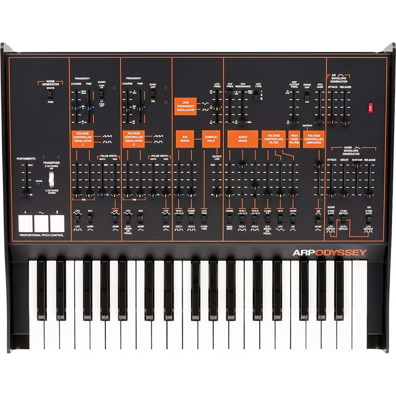 KORG ARP ODYSSEY Rev.3 37鍵 使用時間2時間　美品 Korg ARP Odyssey FS Rev3 37-Key Duophonic Analog Synthesizer