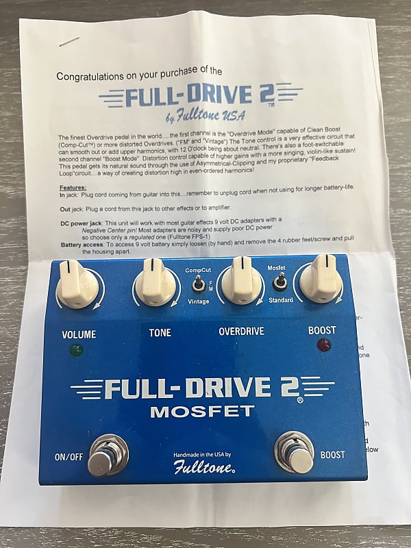 Fulltone Full Drive 2