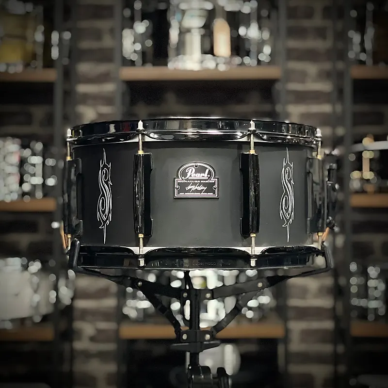 Joey Jordison Slipknot Logo Signature Pearl Snare Drum 13"x Reverb